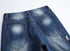 Mid Waisted Jeans Denim Straight Pants Men's Ripped Jeans Fashion Jeans